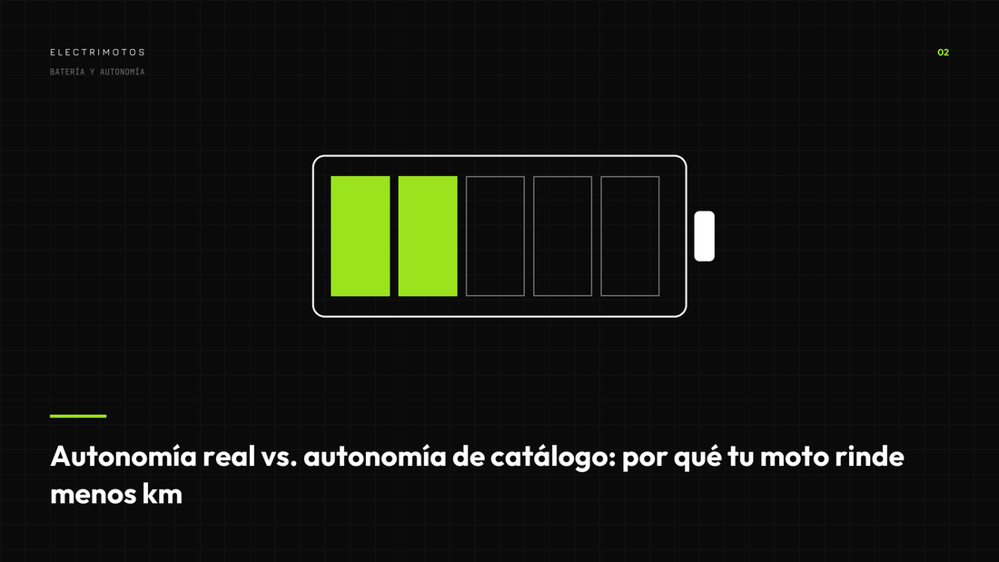 Autonomía real frente a la autonomía de catálogo de una moto eléctrica