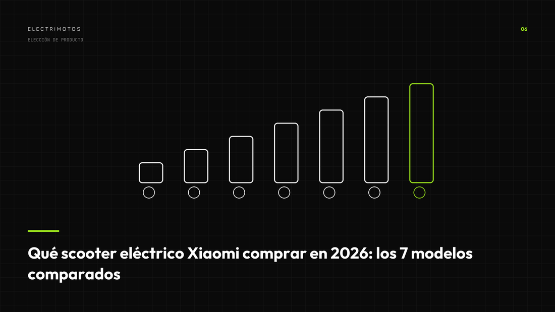 Los siete modelos de scooter eléctrico Xiaomi comparados