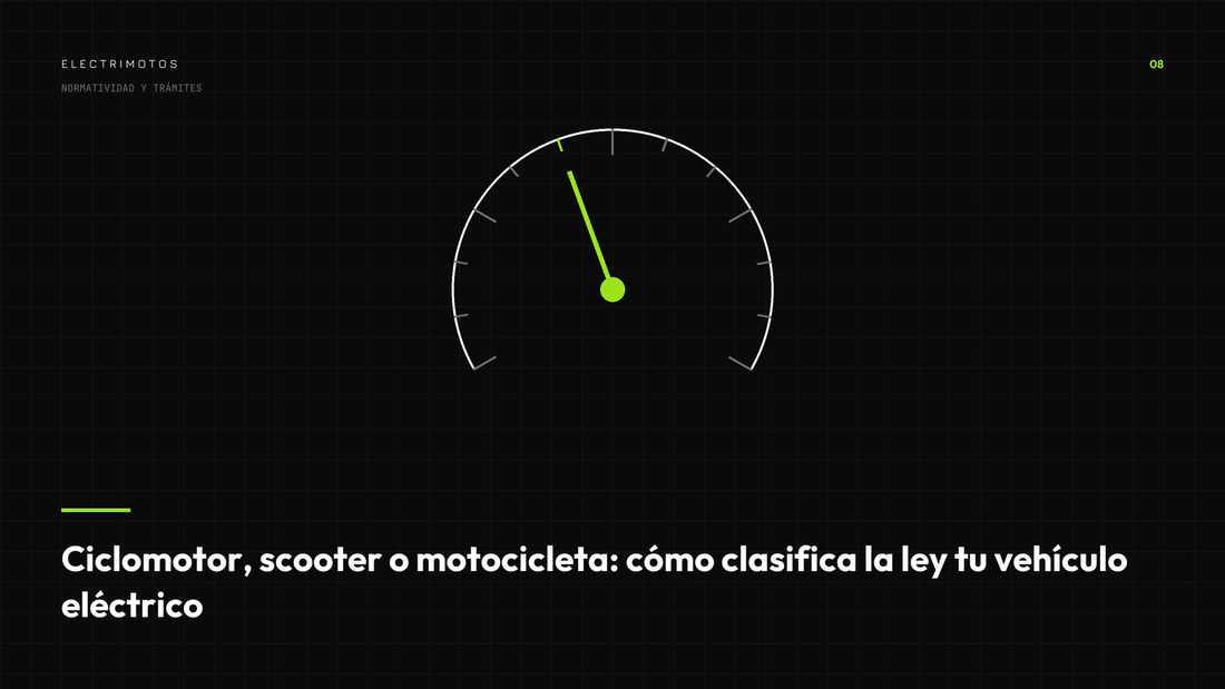 Categorías legales de vehículos eléctricos en Colombia: VMP y ciclomotor
