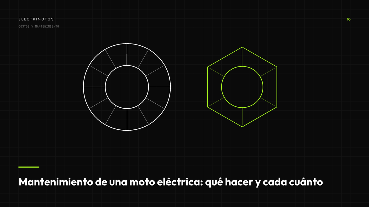 Rutina de mantenimiento de una moto eléctrica