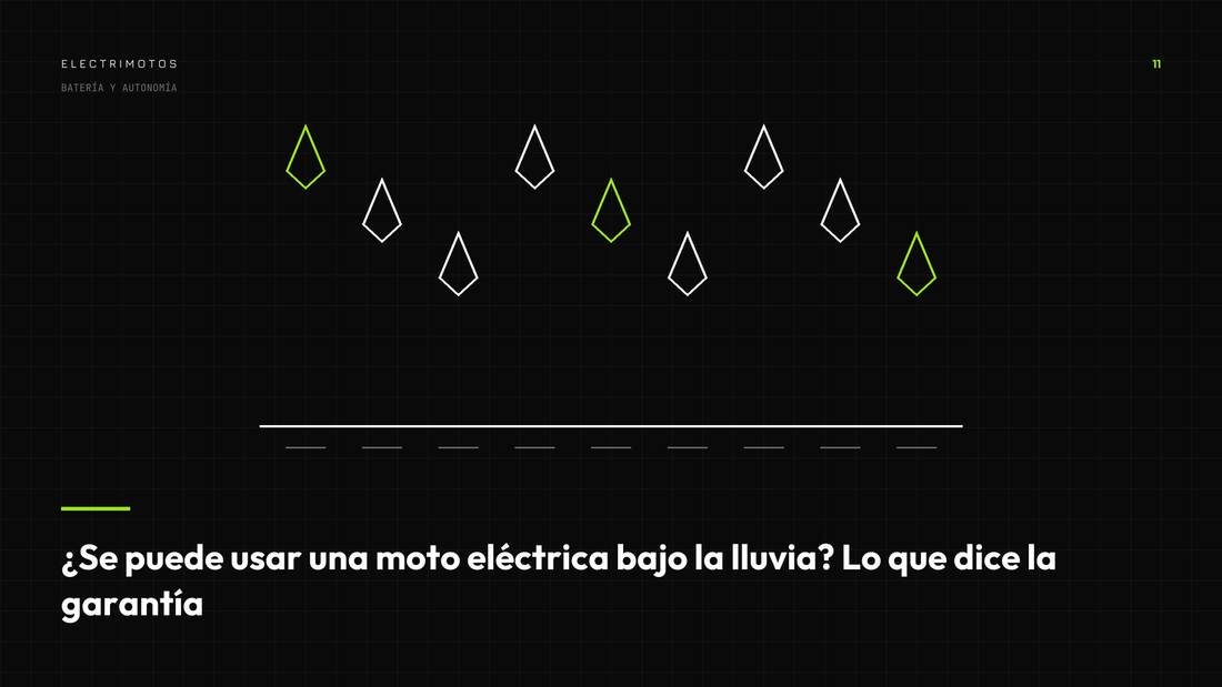 Uso de una moto eléctrica bajo la lluvia y certificaciones IP