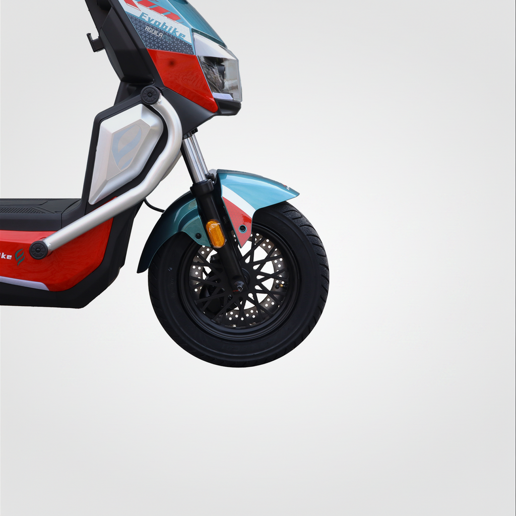 Moto Eléctrica Evobike Águila Pro — vista trasera