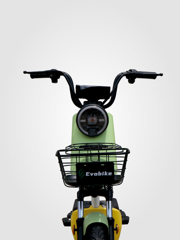Moto Eléctrica Evobike Sol Pro — canasta delantera