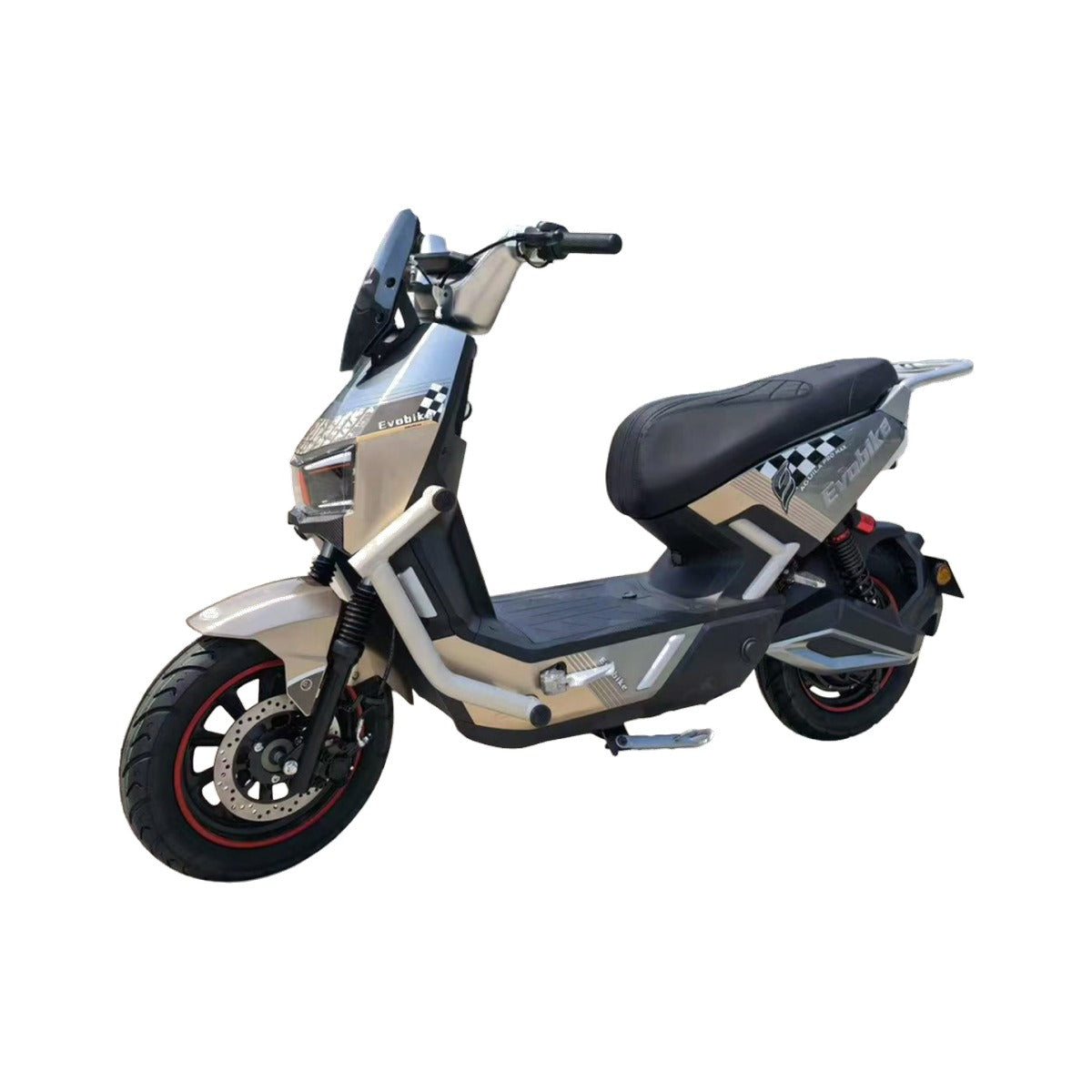 Moto Eléctrica Evobike Águila Pro Max gris y azul