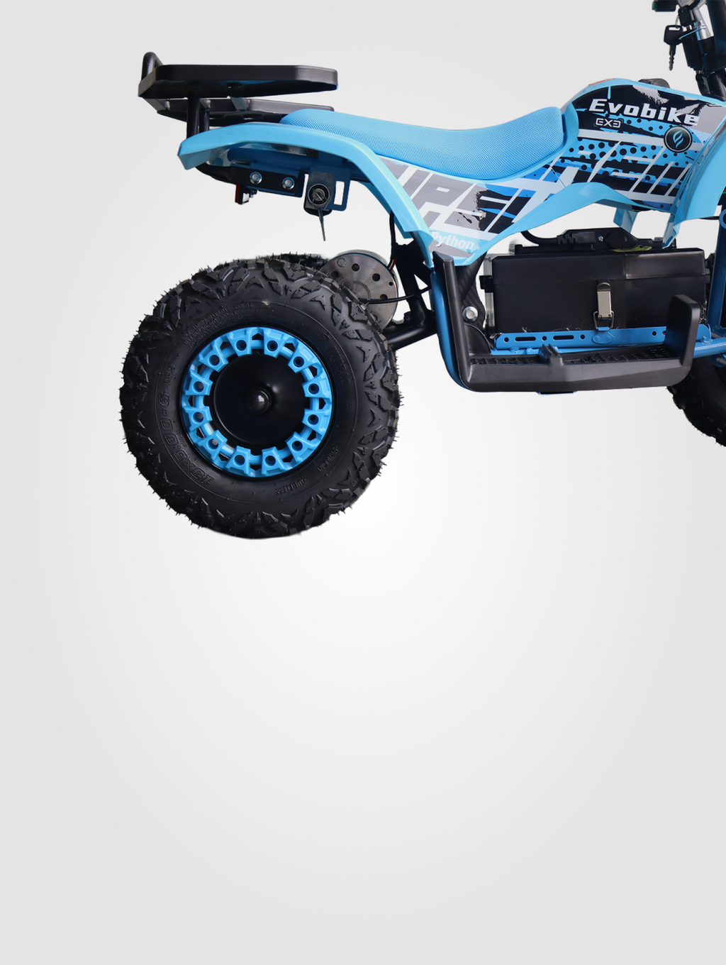 Cuatrimoto Eléctrica Infantil Evobike Python — detalle