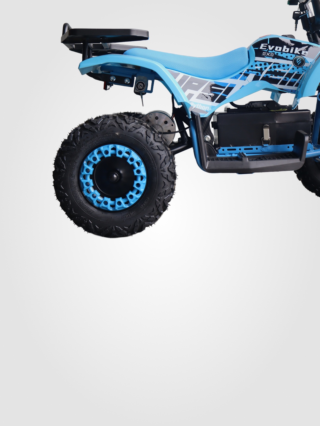 Cuatrimoto Eléctrica Infantil Evobike Python — detalle