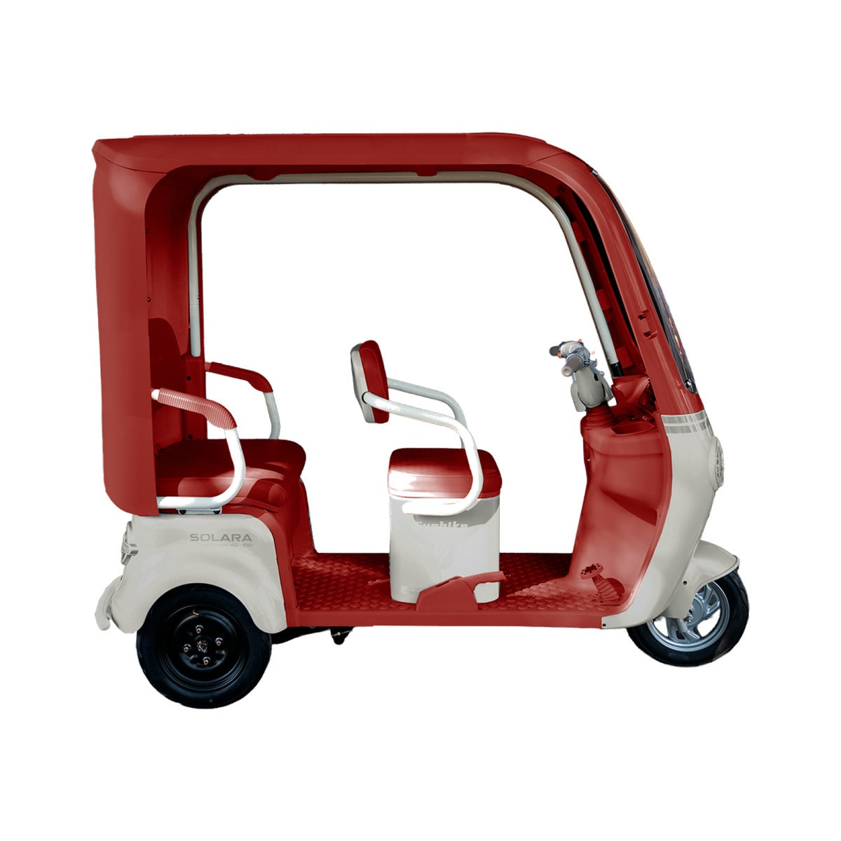 Triciclo Eléctrico Evobike Solara roja